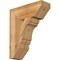 Ekena Millwork Olympic Slat Rough Sawn Bracket, Western Red Cedar, 6"W x 18"D x 22"H BKT06X18X22OLY06RWR - alternate 1